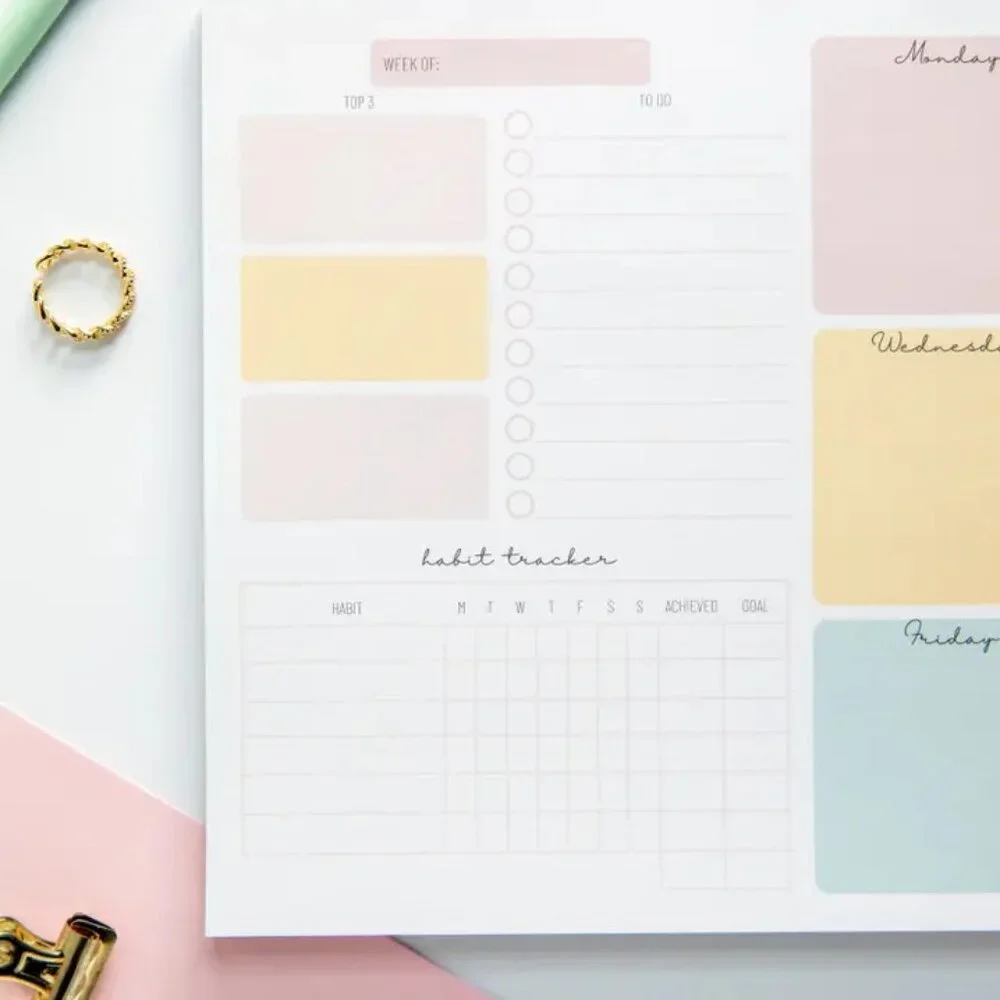 The Gentle Focus Weekly Planner Pad